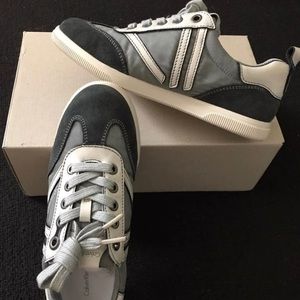 CK Jeans Nylon/Suede Fashion Sneakers (5M)